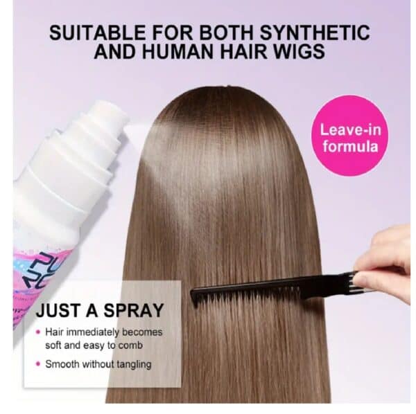 Σπρέι λείανσης περούκας για συνθετική και φυσική τρίχα 80ml - Image 6