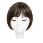 Γυναικείο Topper Τουπέ κορυφής μαλλιών με κλιπ μεγάλης επιφάνειας  10 inches - Dark Brown