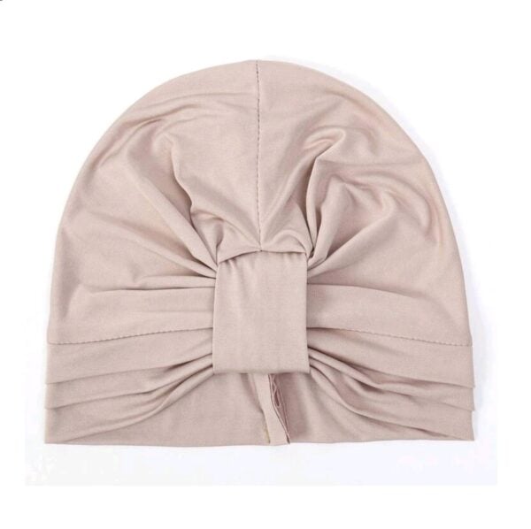 Γυναικείο Υφασμάτινο  Μαλακό Τουρμπάνι  μαλλιών Knot Camel - Image 2