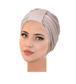 Γυναικείο Υφασμάτινο  Μαλακό Τουρμπάνι  μαλλιών Knot Camel