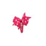 Παιδικό  Clip -Κοκαλάκι μαλλιών φιογκάκι πουά Φούξια