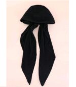 Γυναικείο  Μαλακό Τουρμπάνι  μαλλιών - Black long (Μαύρο) - Image 3