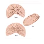 Γυναικείο Υφασμάτινο  Μαλακό Τουρμπάνι  μαλλιών Dusty Purple Knot - Image 3