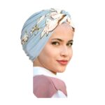 Γυναικείο Υφασμάτινο  Μαλακό Τουρμπάνι  μαλλιών SKY Flowers