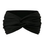 Γυναικεία  Μαλακή κορδέλα τύπου μπαντάνα Black ( μαύρο)