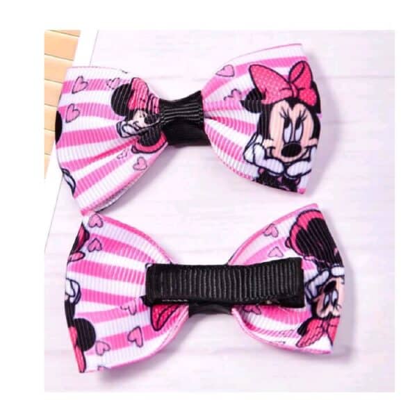 Παιδικό  Clip -Κοκαλάκι μαλλιών Minnie Mouse Disney με προστασία 6cm - Image 2