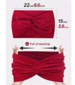 Γυναικεία  Μαλακή κορδέλα τύπου μπαντάνα Black ( μαύρο) - Image 3