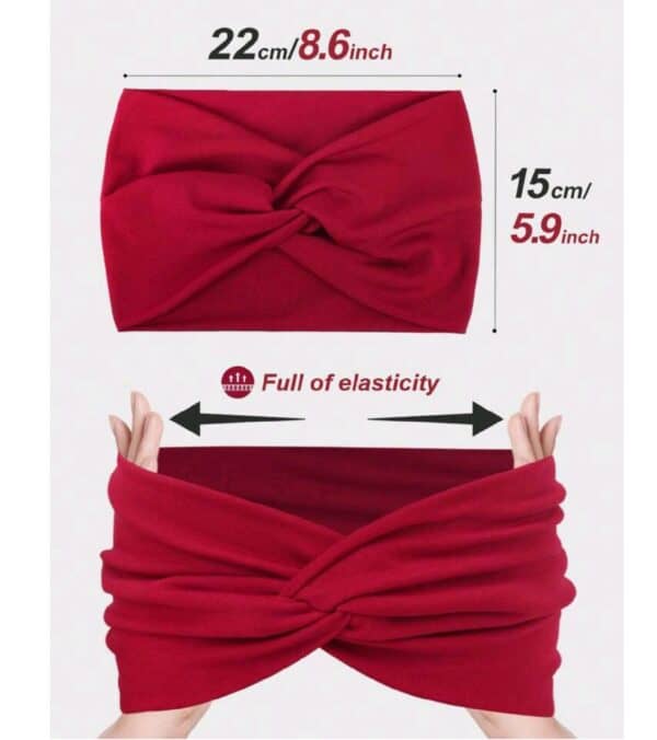 Γυναικεία  Μαλακή κορδέλα τύπου μπαντάνα Black ( μαύρο) - Image 3