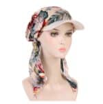 Γυναικείο Υφασμάτινο  Μαλακό Τουρμπάνι Καπέλο μαλλιών Beige Tropical( μπεζ)