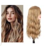 Γυναικείο Topper Τουπέ κορυφής μαλλιών με κλιπ μεγάλης επιφάνειας -  Μελί /Σκούρο ξανθό 22 inches - Image 2