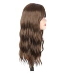 Γυναικείο Topper Τουπέ κορυφής μαλλιών με κλιπ μεγάλης επιφάνειας - Καστανό Brown 22 inches