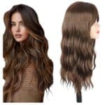 Γυναικείο Topper Τουπέ κορυφής μαλλιών με κλιπ μεγάλης επιφάνειας - Καστανό Brown 22 inches - Image 2