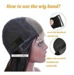 Κόρδελα έξτρα στήριξης - τοποθέτησης για περούκες - Μαύρο χρώμα - Image 2