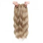 Γυναικείο Topper Τουπέ κορυφής μαλλιών με κλιπ μεγάλης επιφάνειας  20 inches - Blonde Ξανθό χρώμα