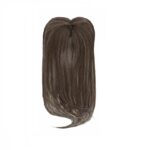 Γυναικείο Topper Τουπέ κορυφής μαλλιών με κλιπ μεγάλης επιφάνειας  14 inches - Καστανό με ανταύγειες