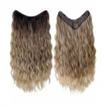 Τρέσα με 5 κλιπ U shape για έξτρα όγκο συνθετικής τρίχας υψηλής ποιότητας - Ombre Ξανθό 24 Inches