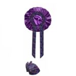 Γυναικείο Υφασμάτινο  Μαλακό Τουρμπάνι  μαλλιών Ύπνου Bonnet Purple - Image 2