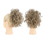 Ποστίς Κότσος Dalia συνθετική τρίχα Kanekalon υψηλής ποιότητας με φωλιά και χτενάκια τοποθέτησης- Ξανθό σκούρο ash Blonde 8 inches