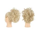 Ποστίς Κότσος Dalia συνθετική τρίχα Kanekalon υψηλής ποιότητας με φωλιά και χτενάκια τοποθέτησης- Ξανθό Champagne Blonde 8 inches