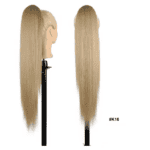 Ποστίς Αλογοουρά  Ponytail συνθετική τρίχα Kanekalon υψηλής ποιότητας με χτενάκι φωλιά- Ίσια Ξανθό σκούρο # K16 71cm