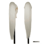 Ποστίς Αλογοουρά  Ponytail συνθετική τρίχα Kanekalon υψηλής ποιότητας με χτενάκι φωλιά- Ίσια Ξανθό πλατίνα # M60/613 71cm