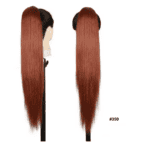 Ποστίς Αλογοουρά  Ponytail συνθετική τρίχα Kanekalon υψηλής ποιότητας με χτενάκι φωλιά- Ίσια Ginger χάλκινο # 350 71cm