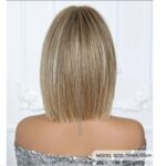 Γυναικεία περούκα ίσια σε Καστανόξανθο με ανταύγειες χρώμα  συνθετική υψηλής ποιότητας 14 inches - Image 4