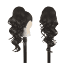 Ποστίς Αλογοουρά  Ponytail συνθετική τρίχα Kanekalon υψηλής ποιότητας με χτενάκι φωλιά- Loose Curl Καστανό σκούρο #4 50cm