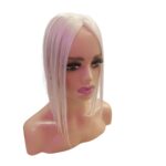 Γυναικείο Topper Τουπέ κορυφής μαλλιών από φυσική τρίχα  Full lace ( ραμμένο σε διαφάνεια ) - Λευκό μπεζ 35cm - Image 2