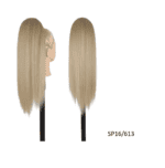 Ποστίς Αλογοουρά  Ponytail συνθετική τρίχα Kanekalon υψηλής ποιότητας με Φωλιά και χτενάκι - Ίσια Ξανθό σκούρο χρώμα #Spk16/613 50cm