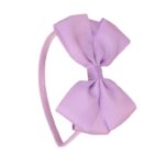 Παιδική  Στέκα Μαλλιών One colour μεγάλος φιόγκος Purple