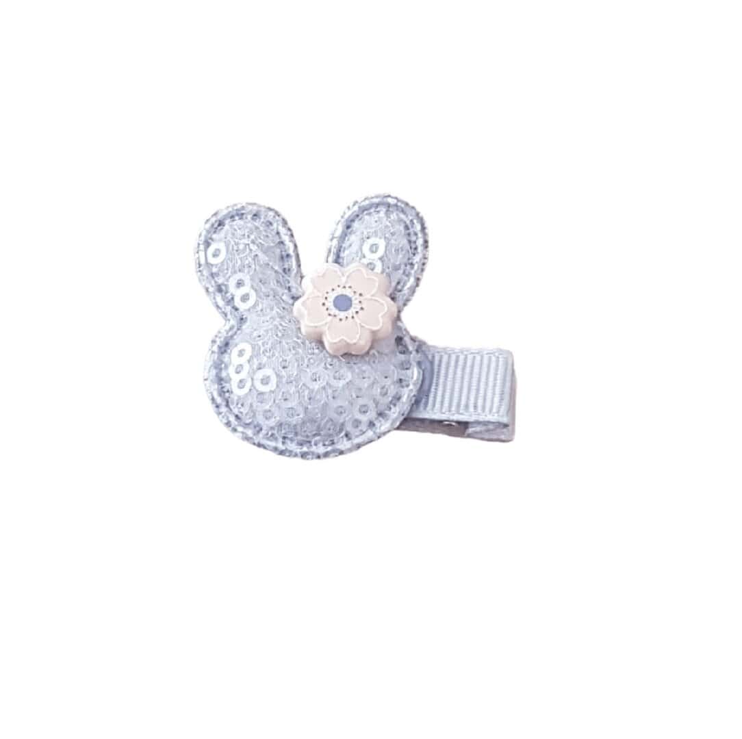 BLUE-MICKEY-MOUSE-CLIP-HAIR Παιδικό Clip -Κοκαλάκι μαλλιών Mickey Mouse με προστασία grey blue - Image 1