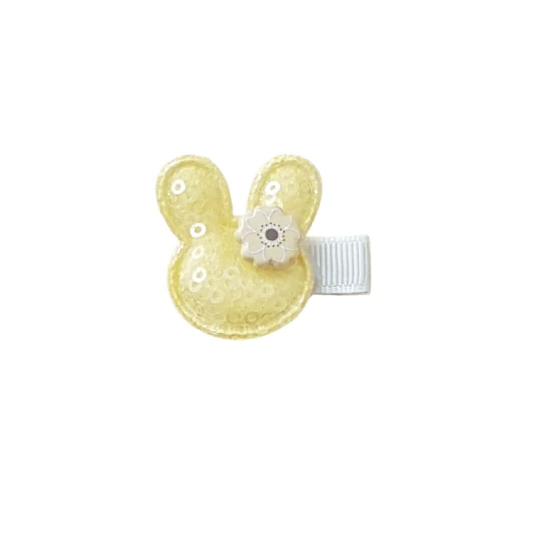 YELLOW-MICKEY-MOUS-CLIP-HAIT Παιδικό Clip -Κοκαλάκι μαλλιών Mickey Mouse με προστασία Yellow - Image 1