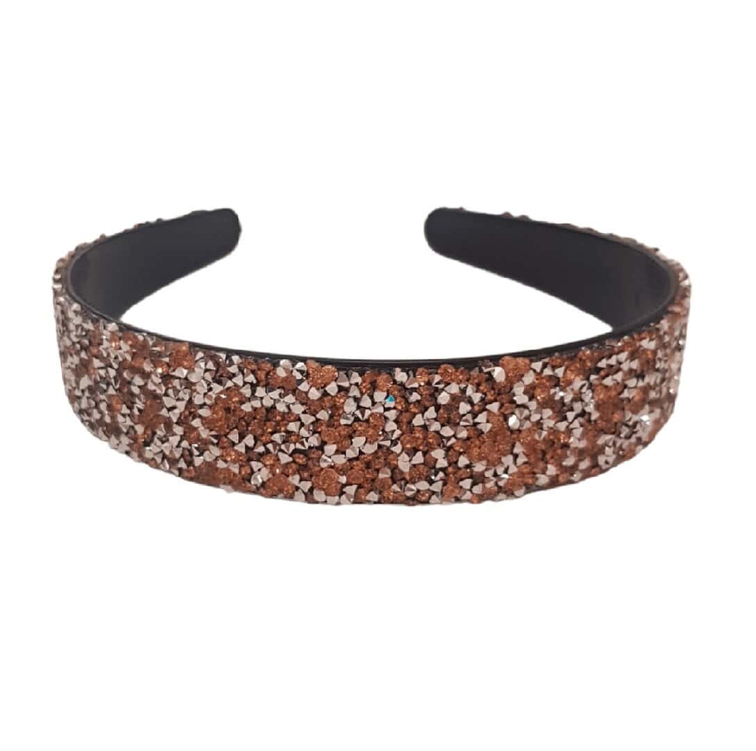 gold-headband-strass Γυναικεία-Παιδική Στέκα μαλλιών Gold Strass - Image 1