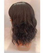 Γυναικεία περούκα συνθετική υψηλής ποιότητας - Μαύρο χρώμα 14 inches - Image 3