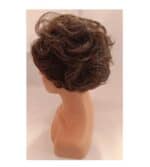 Γυναικεία Περούκα συνθετική υψηλής ποιότητας σγουρή σε καστανό σκούρο χρώμα 10 inches - Image 2