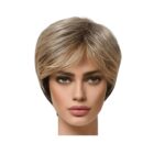 Γυναικεία περούκα συνθετική υψηλής ποιότητας Ξανθό- καστανό χρώμα 8 inches