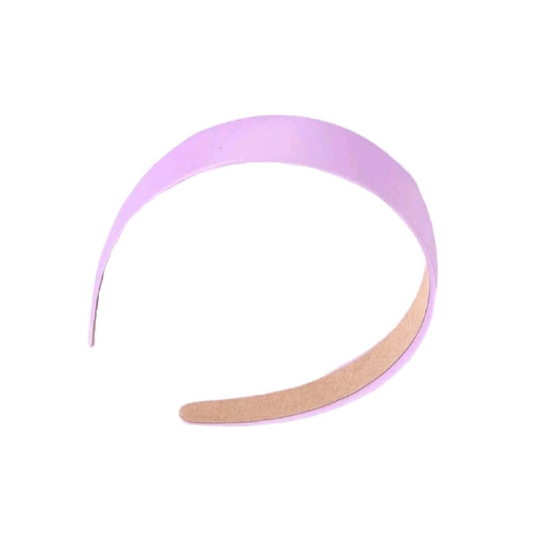 lila-purple-headband-girl-woman Γυναικεία-παιδική Στέκα μαλλιών Simple Purple Lila - Image 1