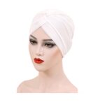 Γυναικείο Υφασμάτινο  Μαλακό Τουρμπάνι  μαλλιών Only White
