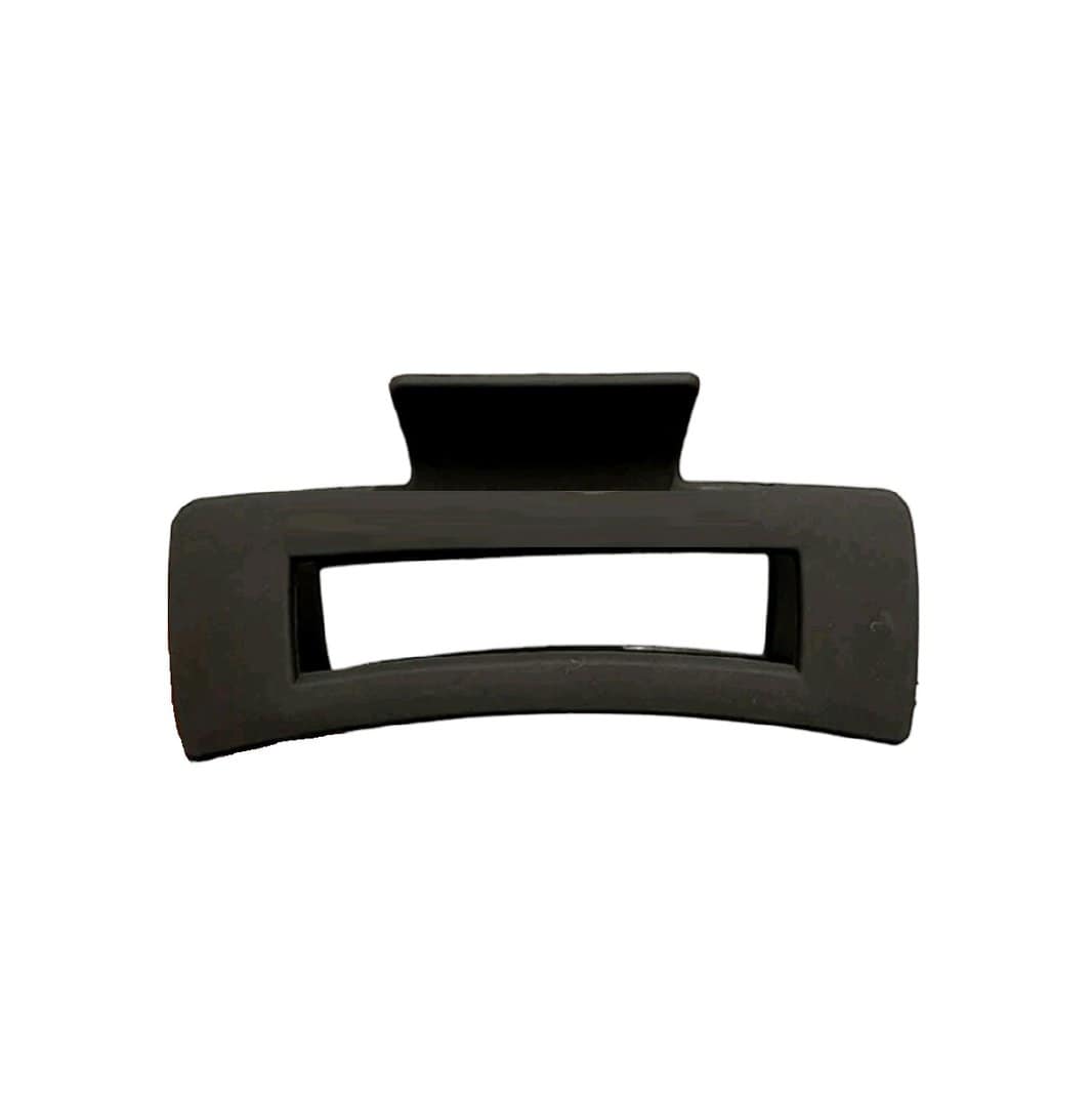 black-klamer-hair-clip Γυναικείο fashion clip- Κλάμερ κοκάλινο Black 10cm - Image 1