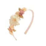 Στέκα Παιδική-βρεφική Ιβουάρ με χρυσά φύλλα Βάφτισης- παρανυφάκι