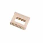 Γυναικείο fashion clip- Κλάμερ  κοκάλινο Beige 6cm