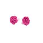 Fashion Σετ 2 τμχ clip Roses Hot Pink 3cm