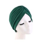Γυναικείο Υφασμάτινο Μαλακό Τουρμπάνι μαλλιών - Dark Green