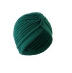 Γυναικείο Υφασμάτινο Μαλακό Τουρμπάνι μαλλιών - Dark Green - Image 2