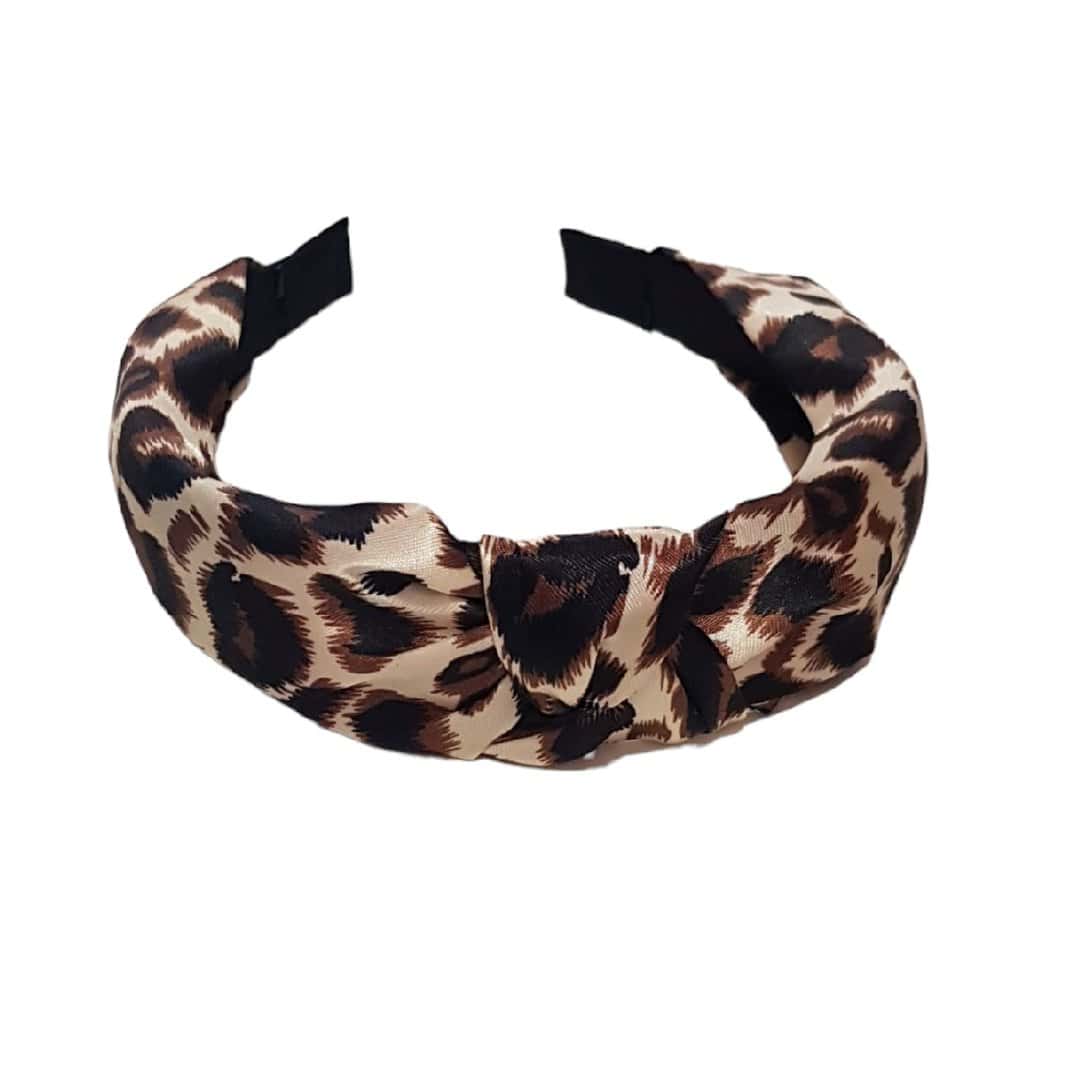 animal-print-heandband-woman Γυναικεία-Παιδική Στέκα μαλλιών Leopard Print 02 - Image 1