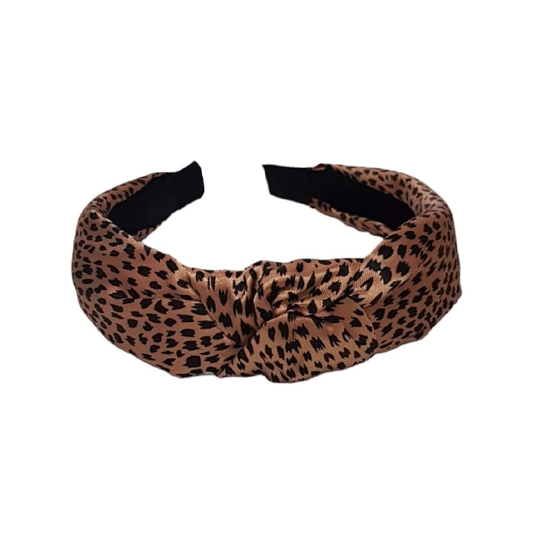 woman-headband-leopard-mode-brown Γυναικεία-Παιδική Στέκα μαλλιών Leopard Print - Image 1