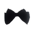 Clip -Κοκαλάκι μαλλιών Velvet μεγάλος φιόγκος 13cm - Black