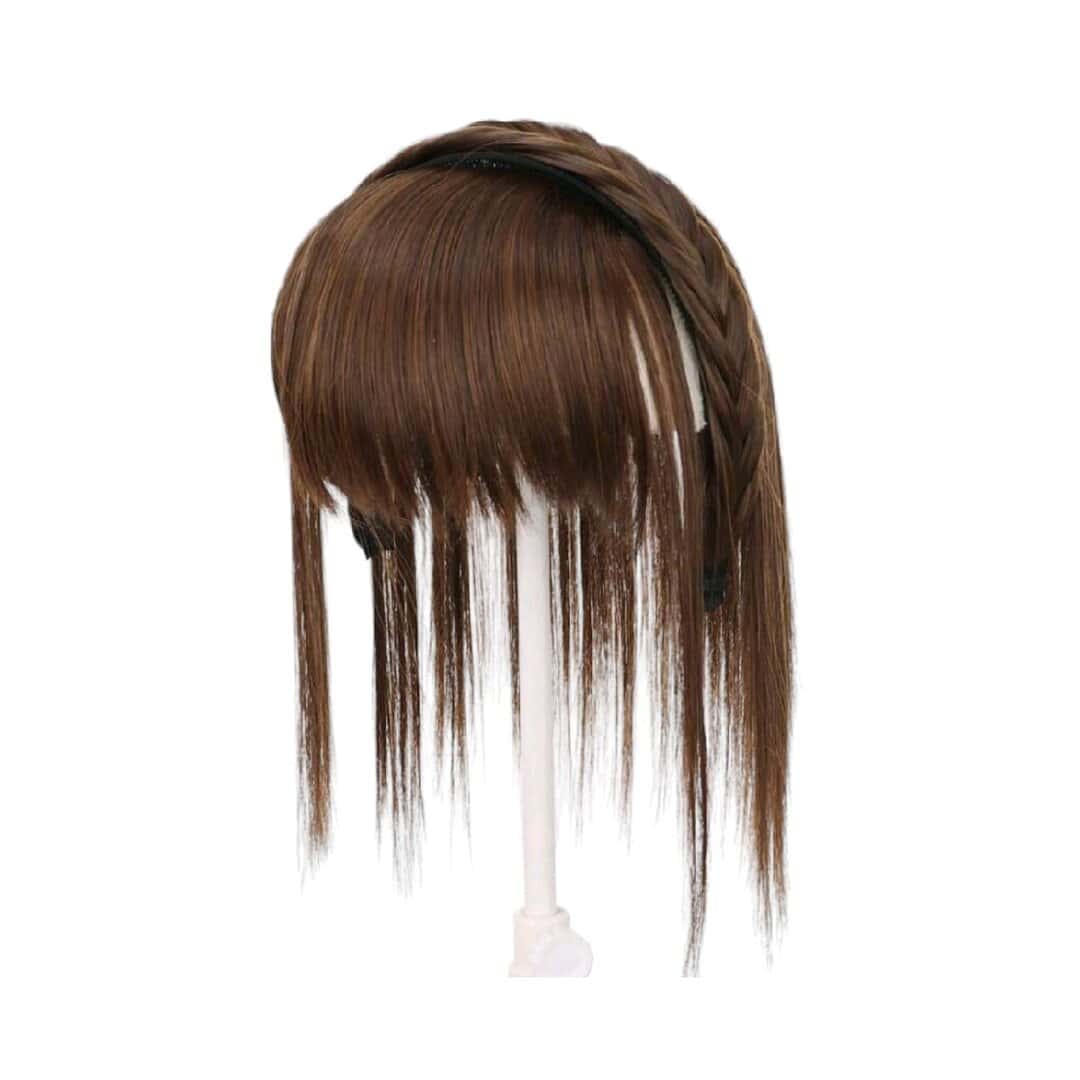 topper-headband-light-brown Γυναικείο Topper Τουπέ κορυφής μαλλιών με κλιπ και Στέκα για εύκολη τοποθέτηση- Light Brown - Image 1