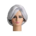 Γυναικεία Περούκα συνθετική υψηλής ποιότητας σε Grey Γκρι silver χρώμα 10 inches
